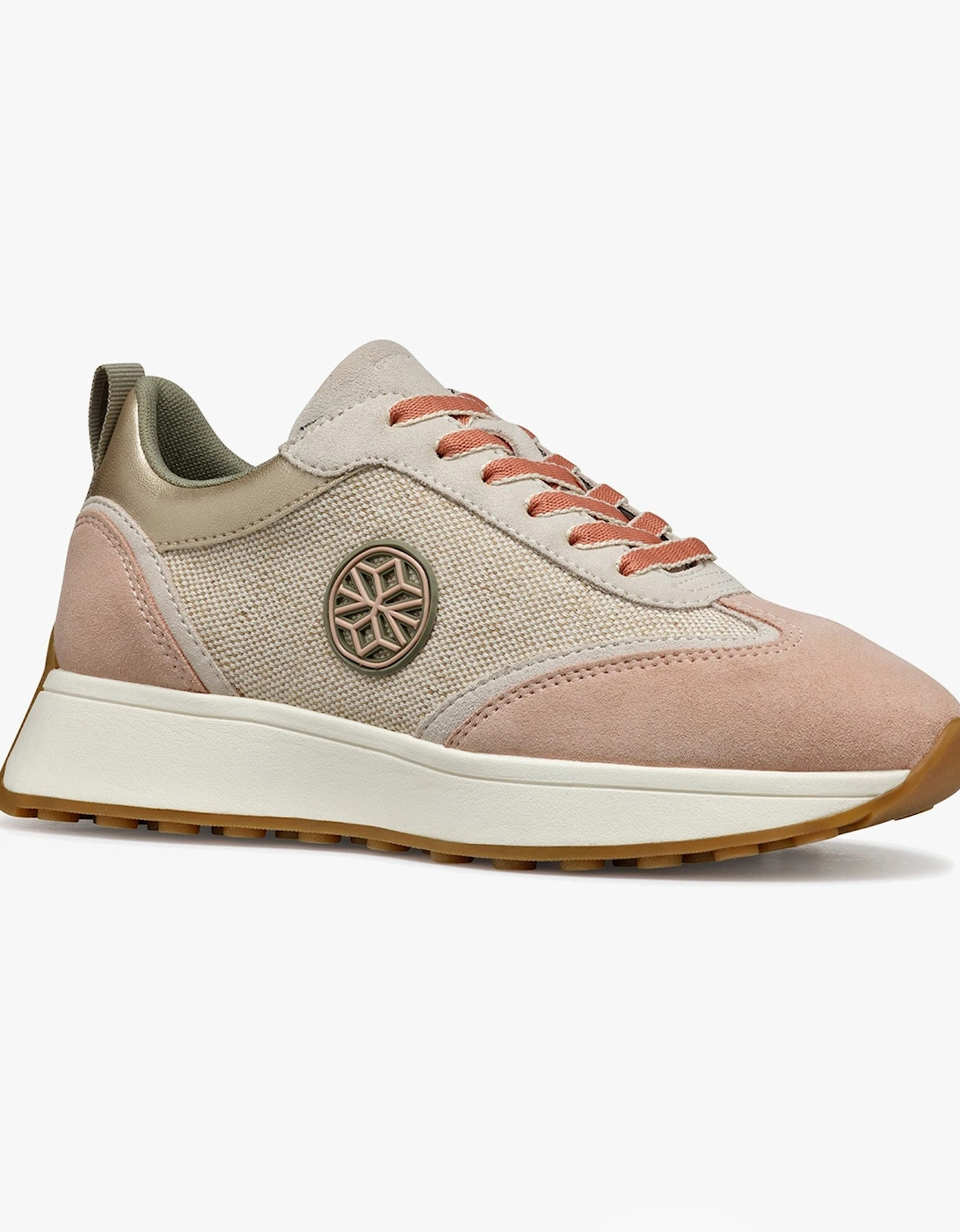 D AMABEL Womens Trainers Light Sand/Light Taupe