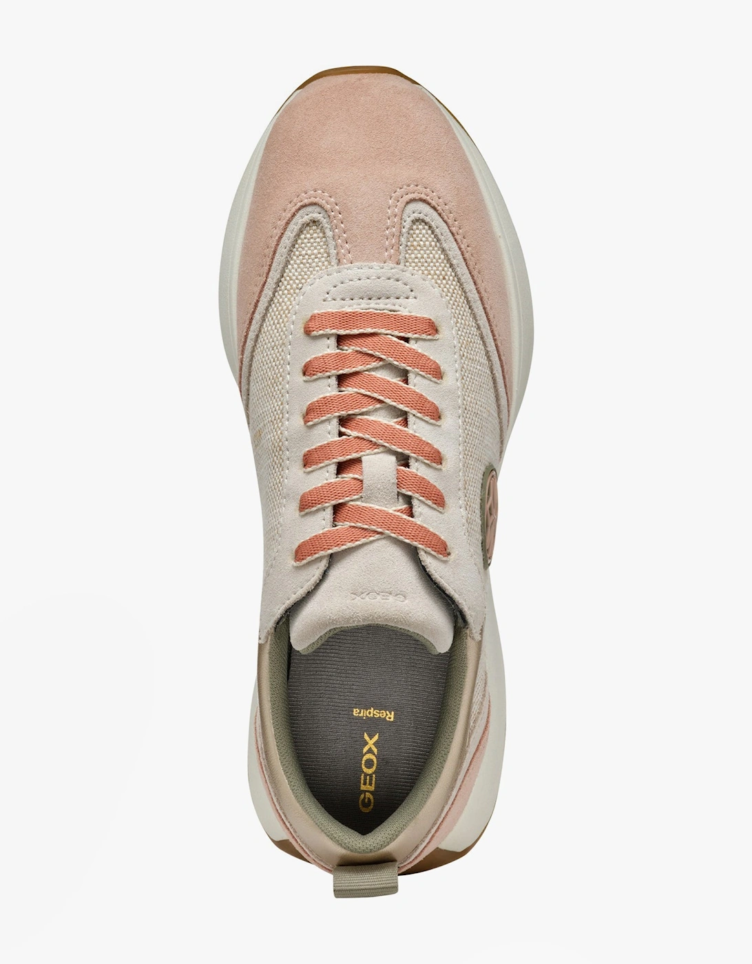D AMABEL Womens Trainers Light Sand/Light Taupe