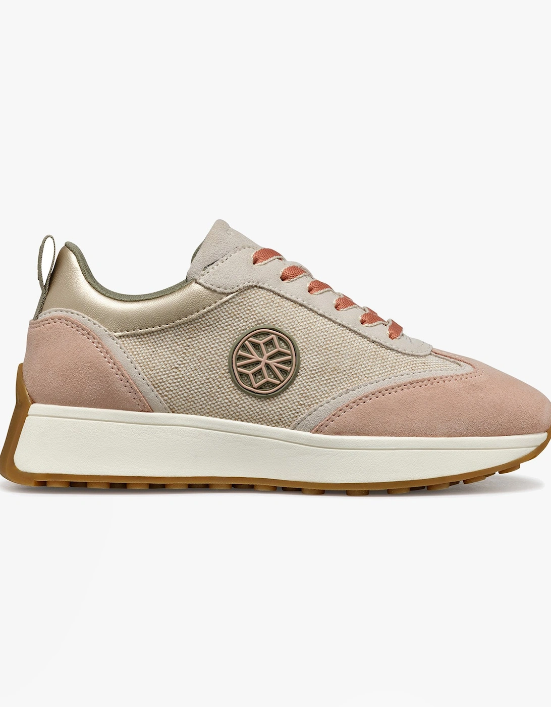 D AMABEL Womens Trainers Light Sand/Light Taupe, 6 of 5