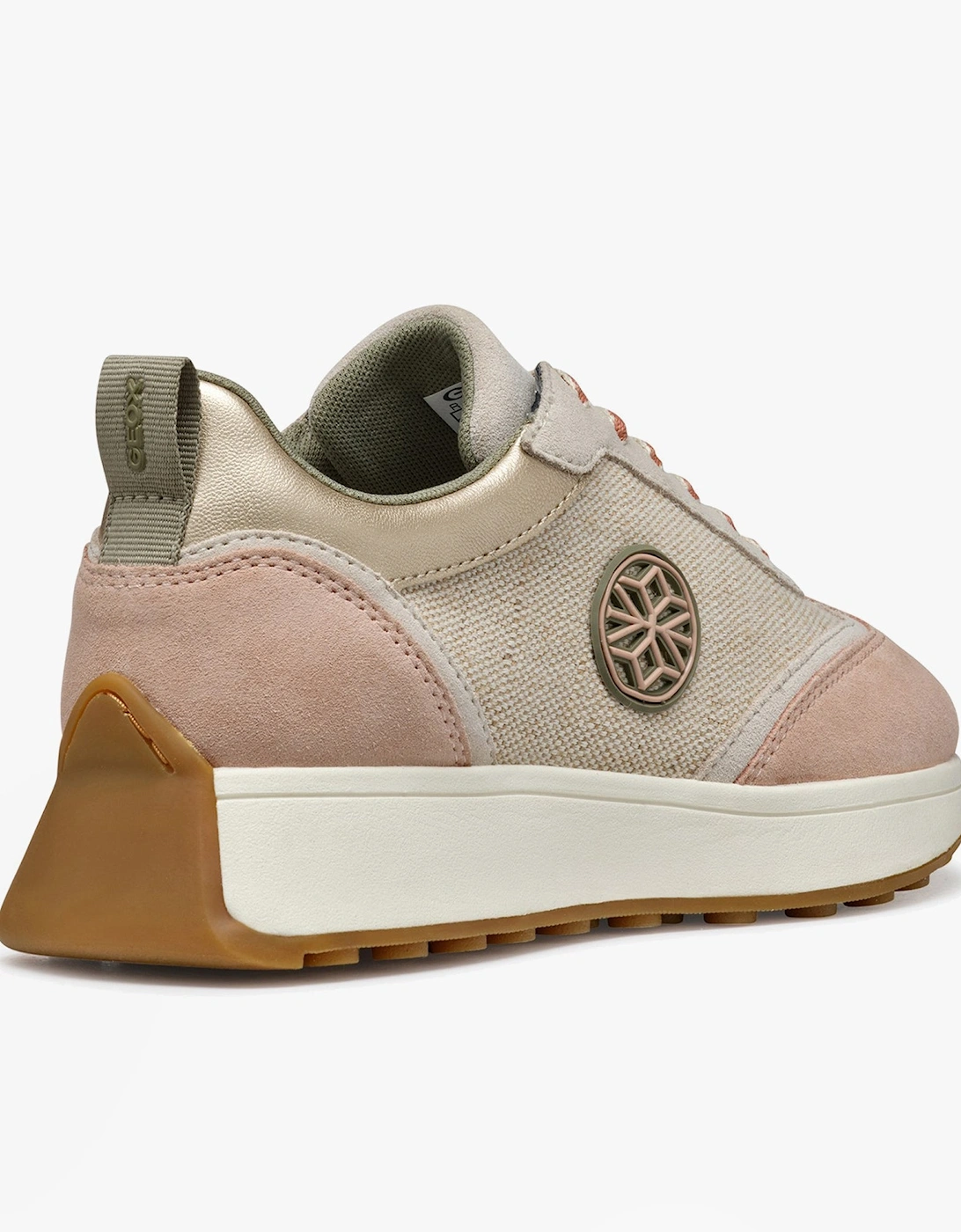 D AMABEL Womens Trainers Light Sand/Light Taupe