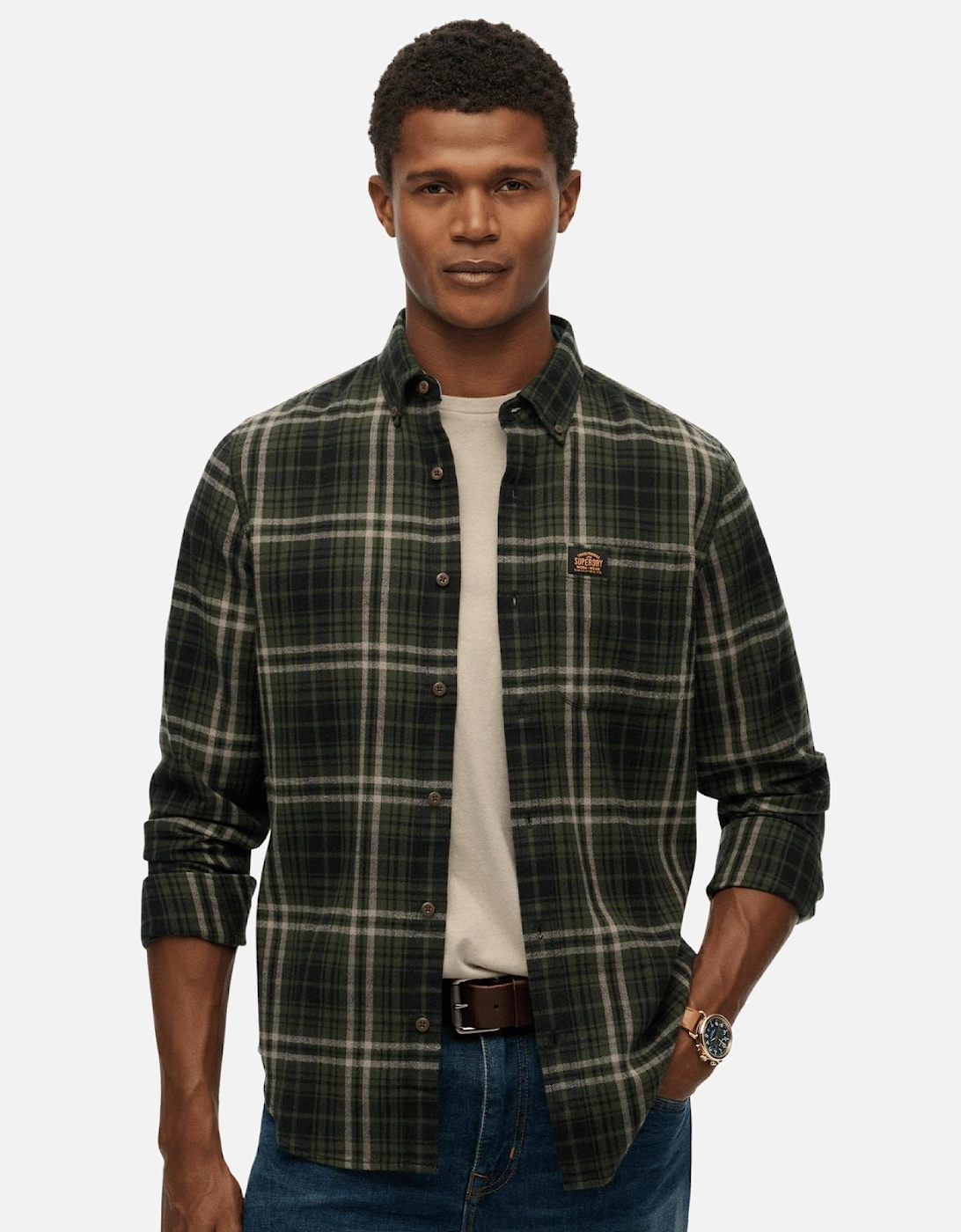 Mens Lumberjack Long Sleeve Shirt, 2 of 1