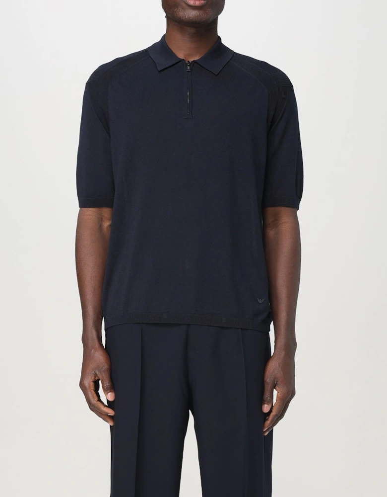 Short Sleeve Zip Polo Shirt