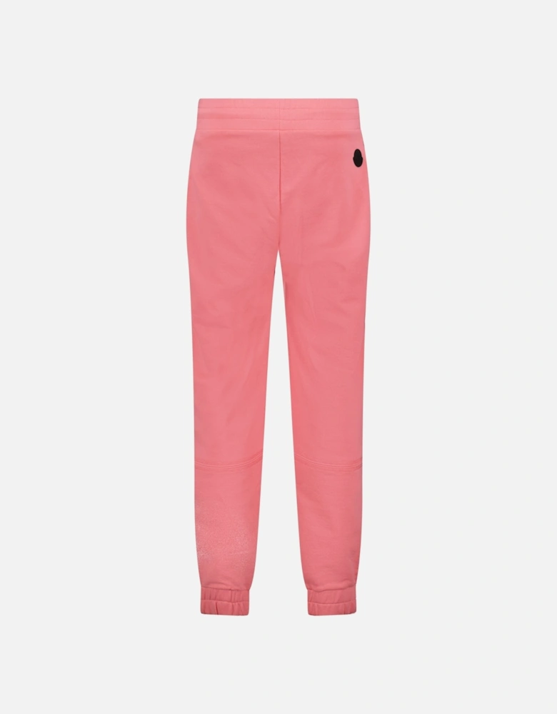 Embossed Logo Sweatpants Pink