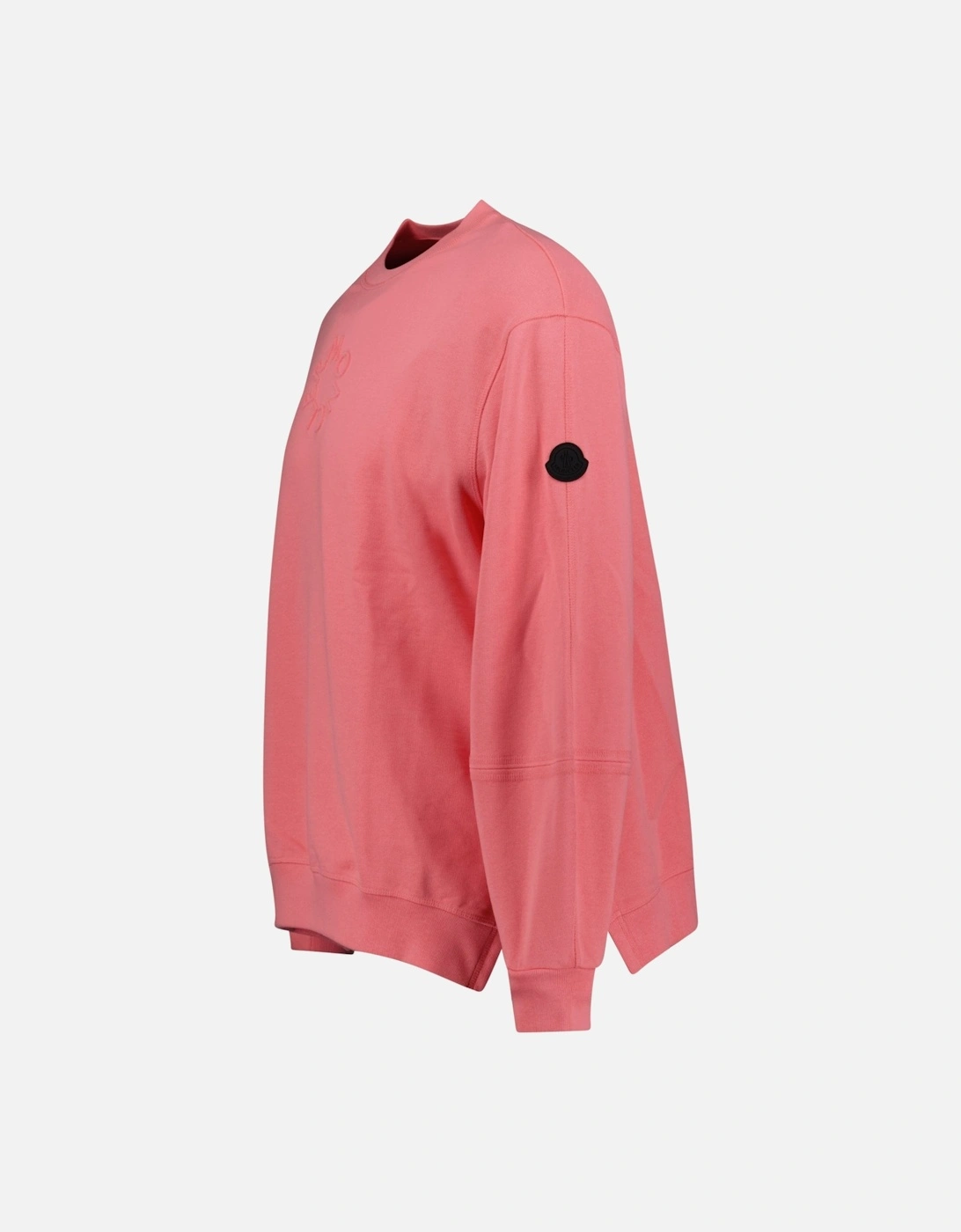 Embossed Logo Sweatshirt Pink