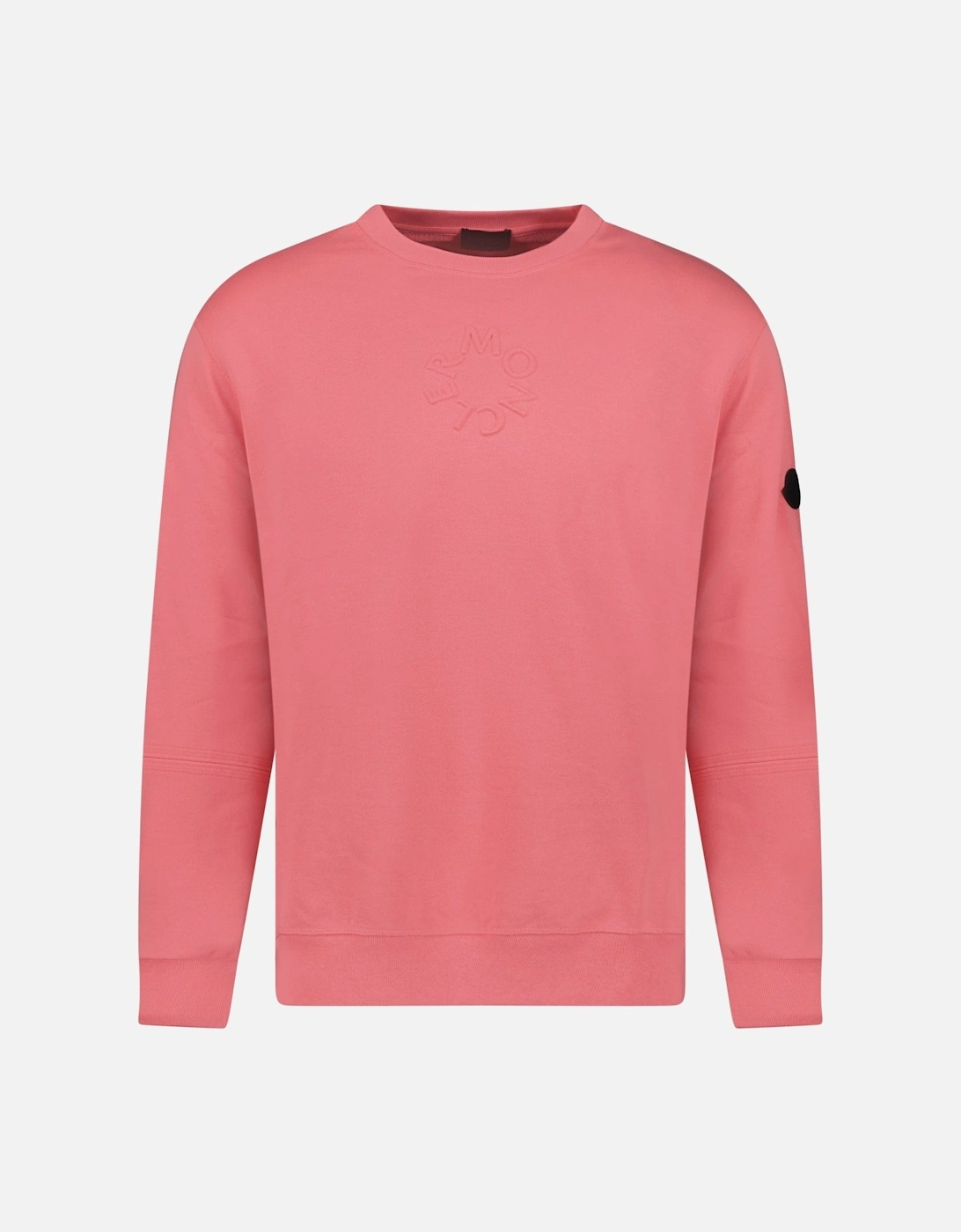 Embossed Logo Sweatshirt Pink, 3 of 2