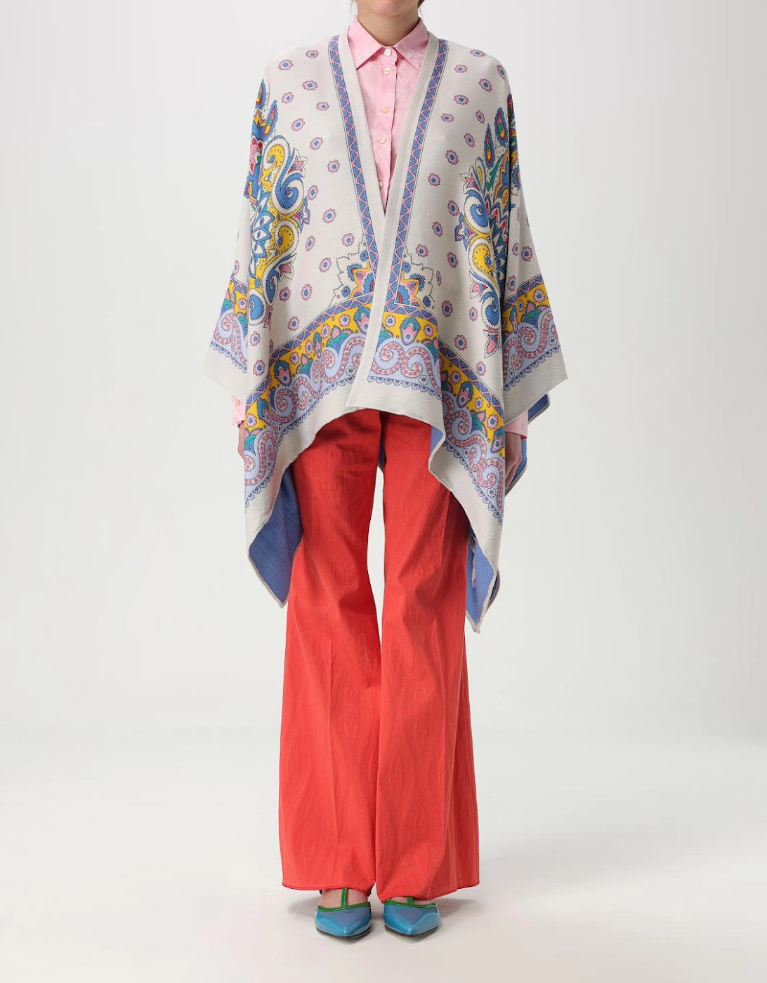 Paisley Print Poncho, 6 of 5