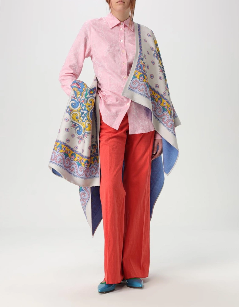 Paisley Print Poncho