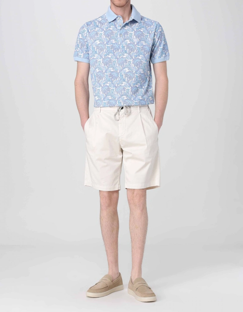 Paisley Print Polo Shirt