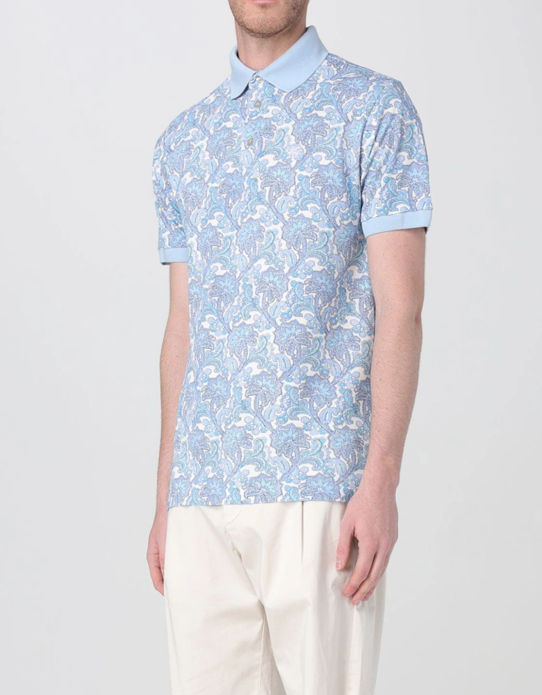 Paisley Print Polo Shirt