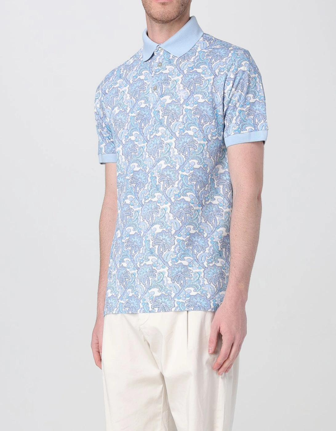 Paisley Print Polo Shirt