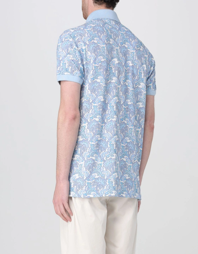 Paisley Print Polo Shirt