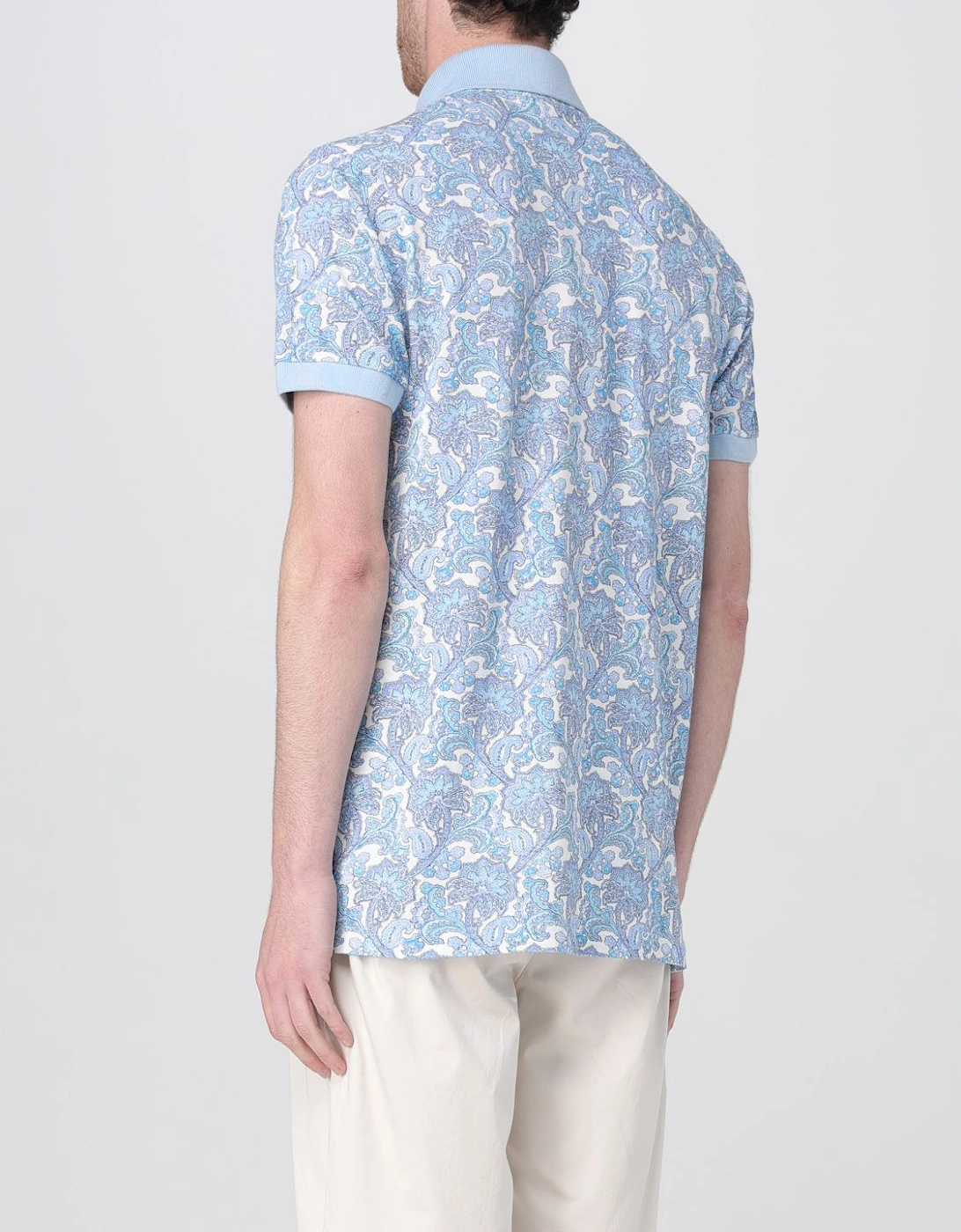 Paisley Print Polo Shirt