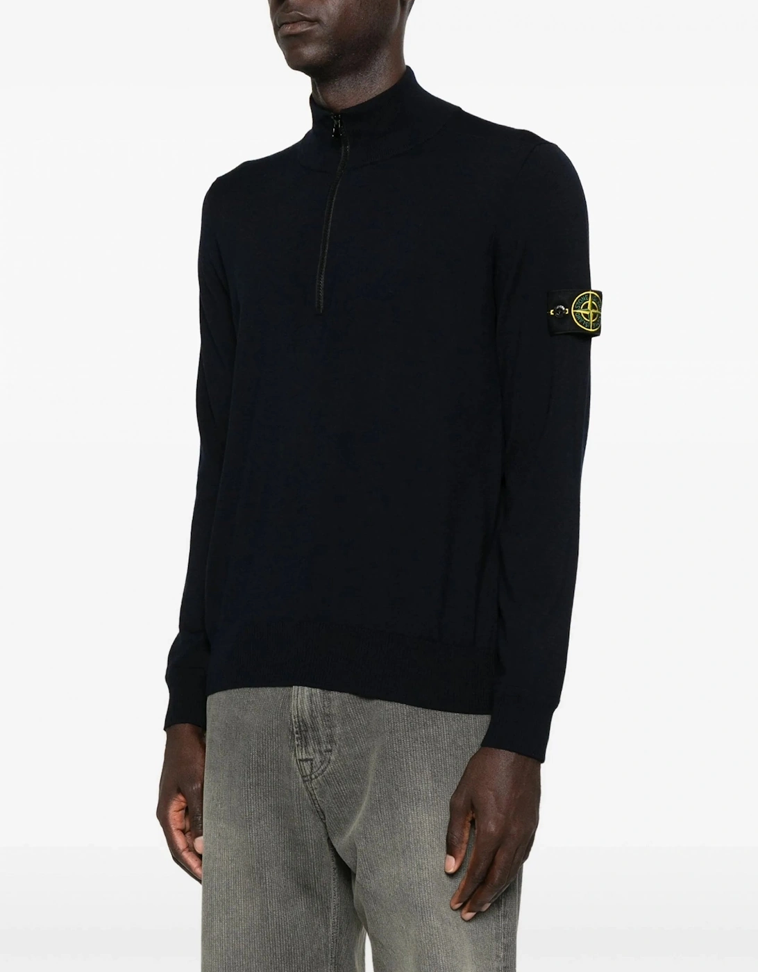 S00C4 1/4 Zip Jumper Navy