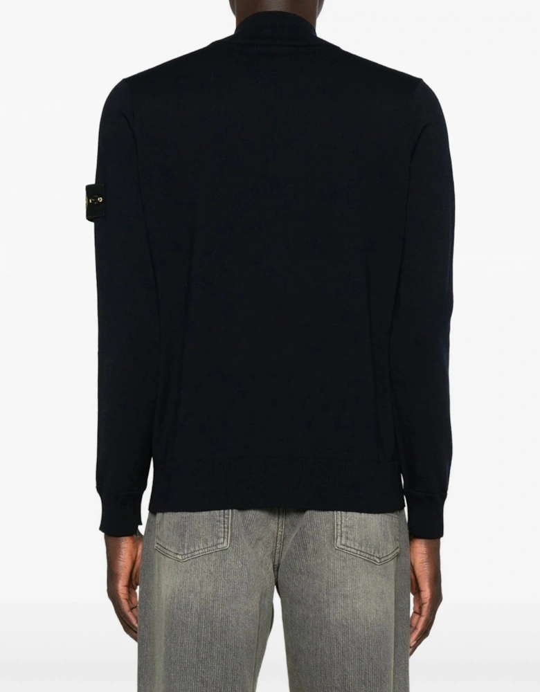 S00C4 1/4 Zip Jumper Navy