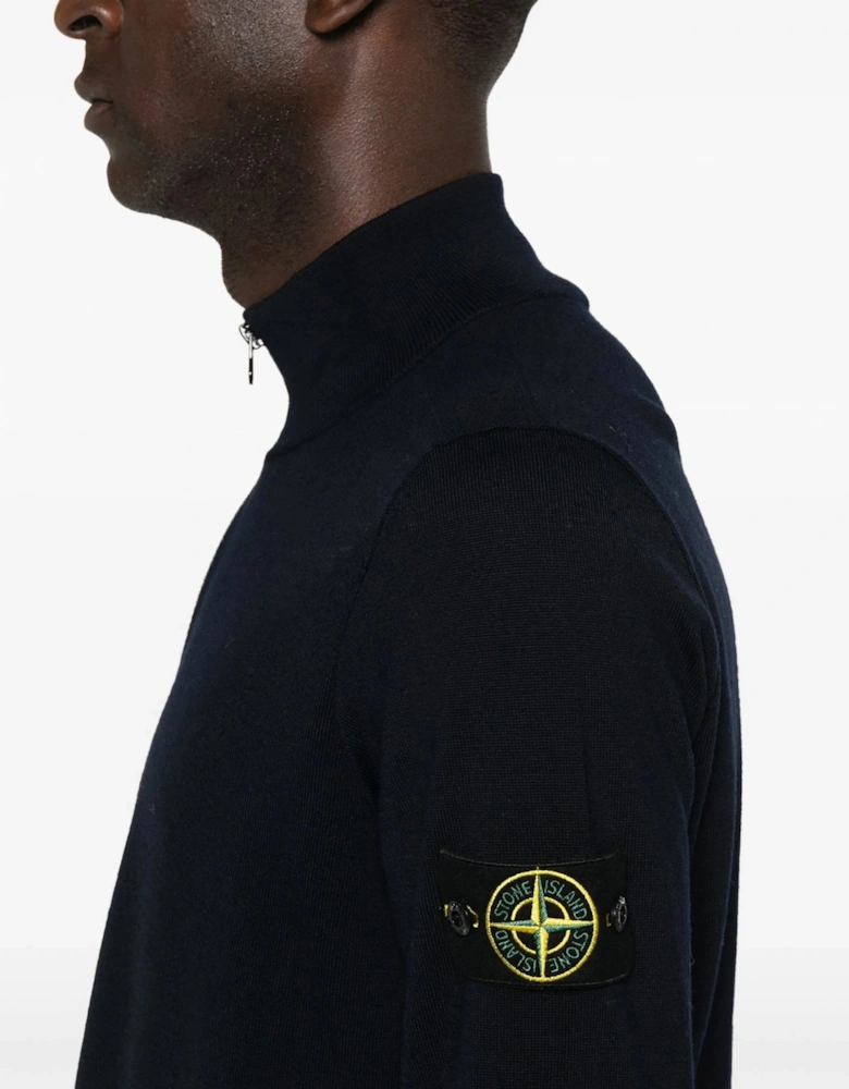 S00C4 1/4 Zip Jumper Navy