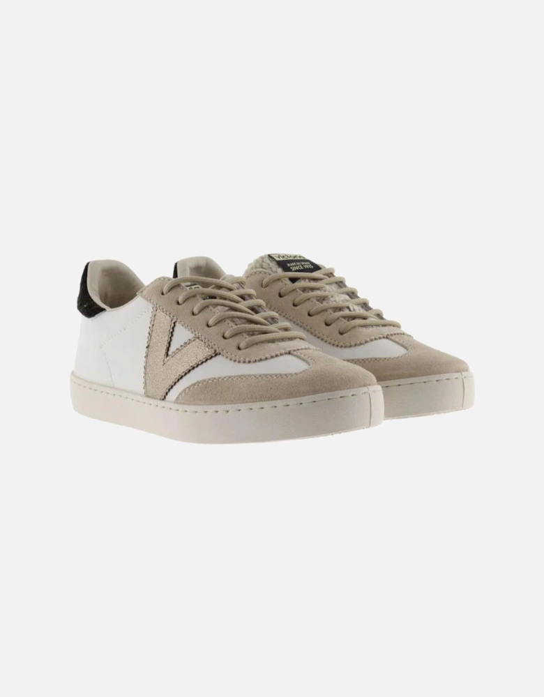Berlin Ciclista Leather Effect and Split Leather - Beige