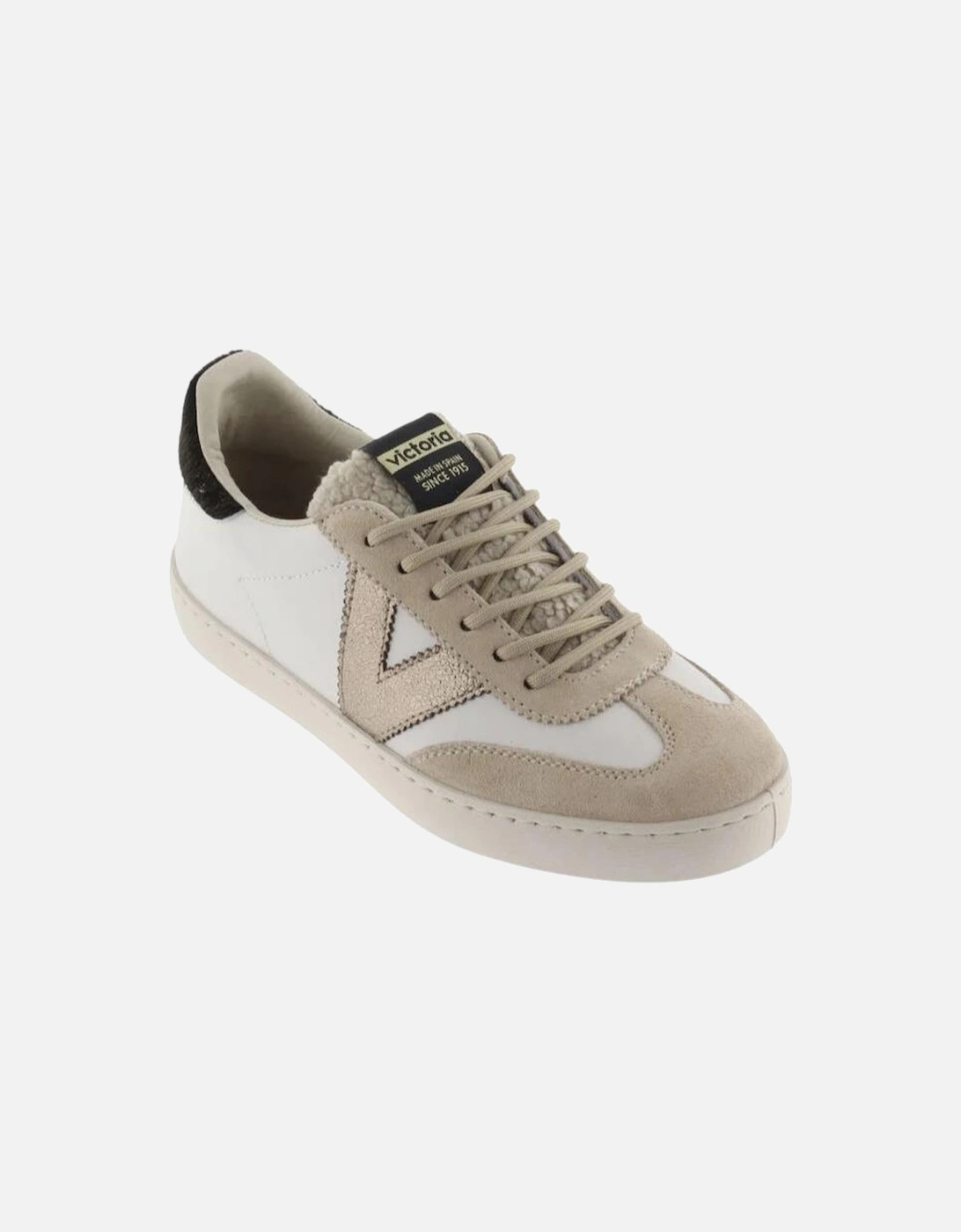 Berlin Ciclista Leather Effect and Split Leather - Beige