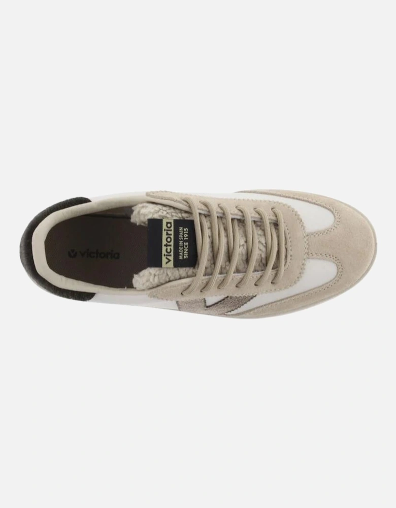 Berlin Ciclista Leather Effect and Split Leather - Beige