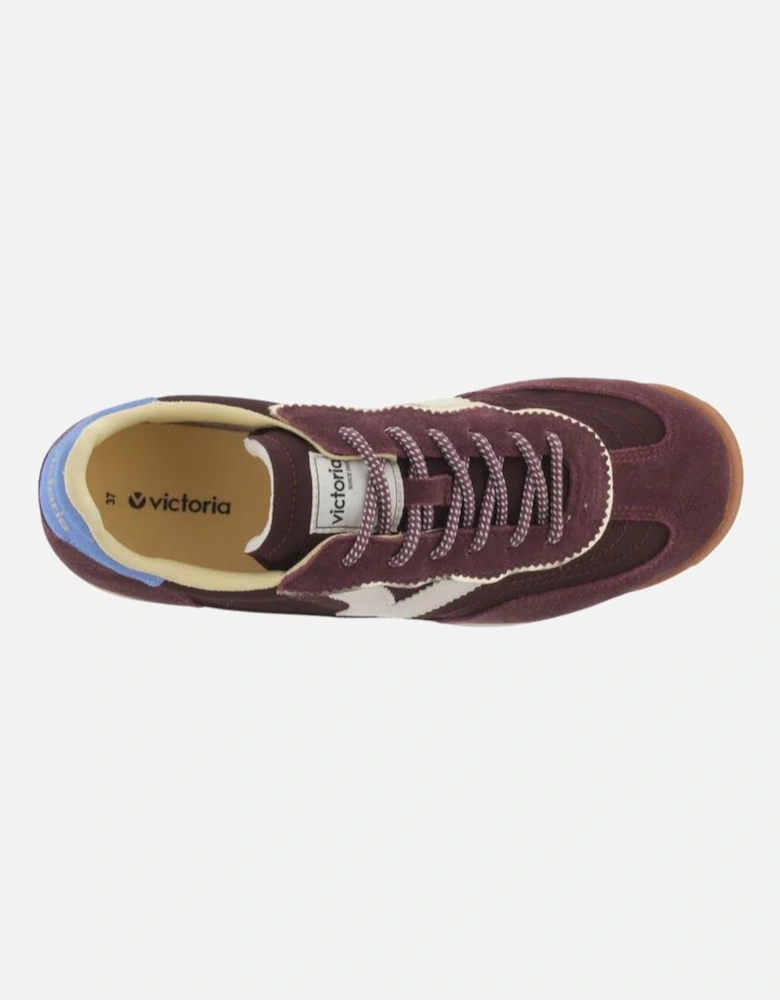 Saturno Nylon and Split Leather - Burdeos