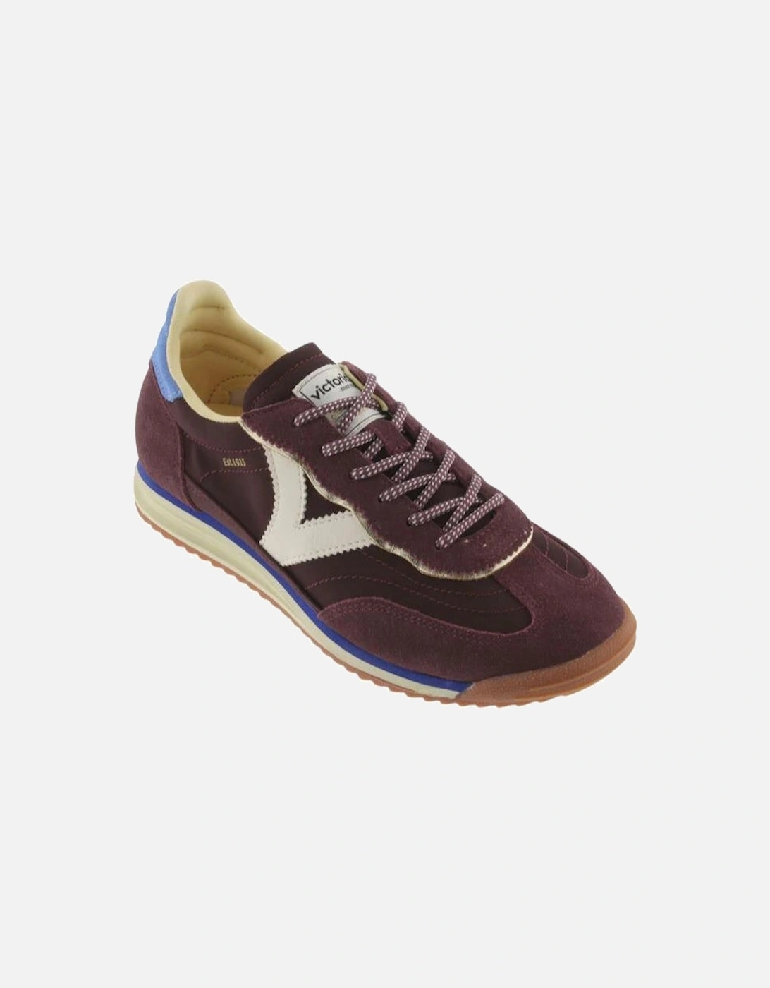 Saturno Nylon and Split Leather - Burdeos