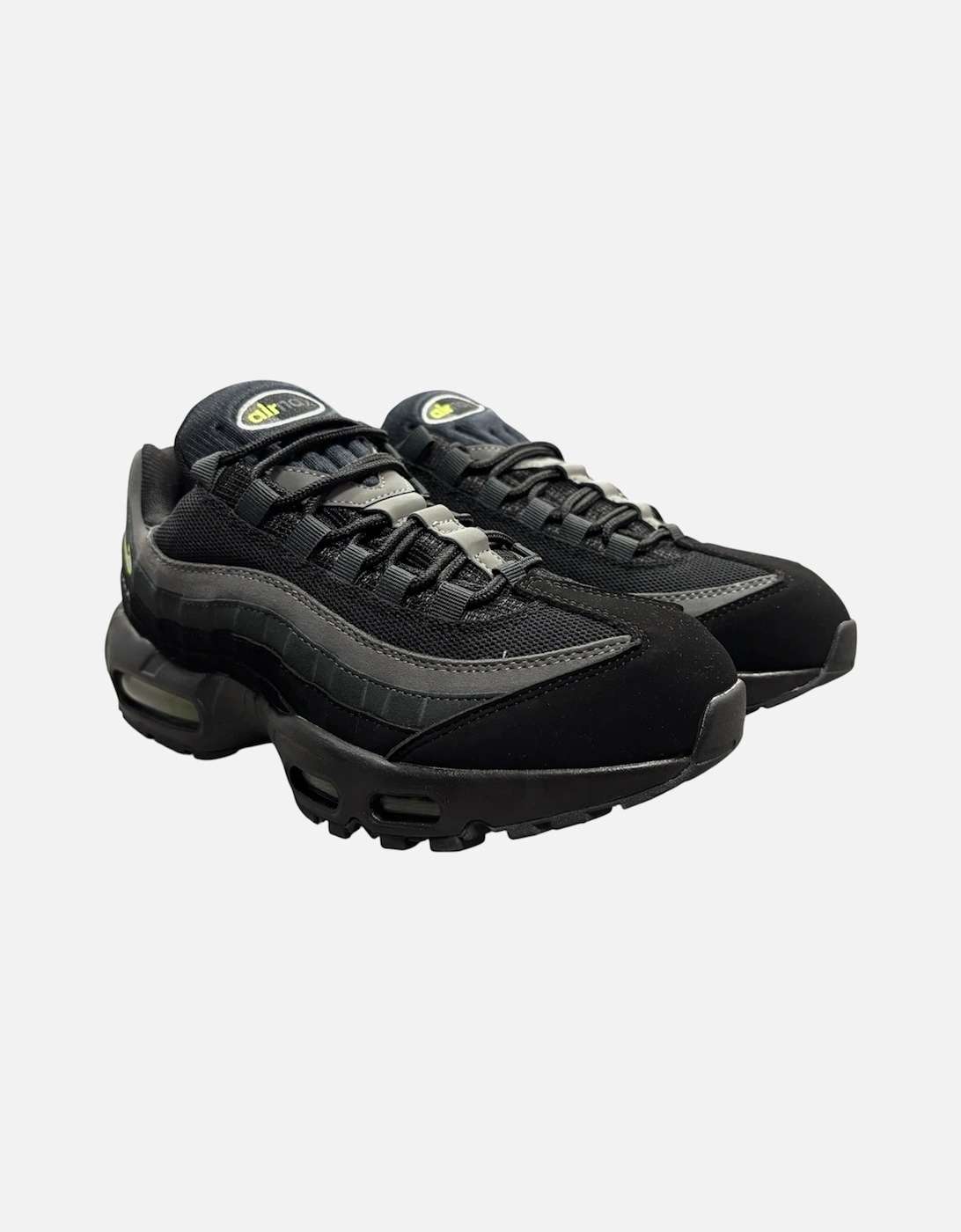 Air Max 95 Retro Logo Sneaker - Black / Volt