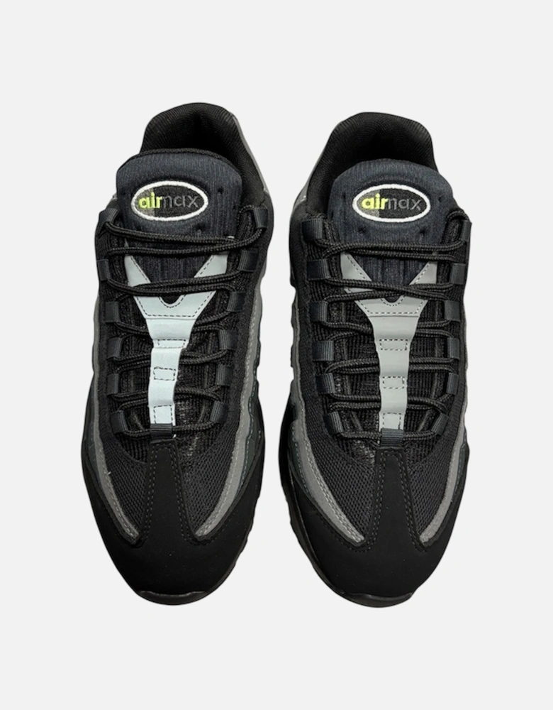 Air Max 95 Retro Logo Sneaker - Black / Volt