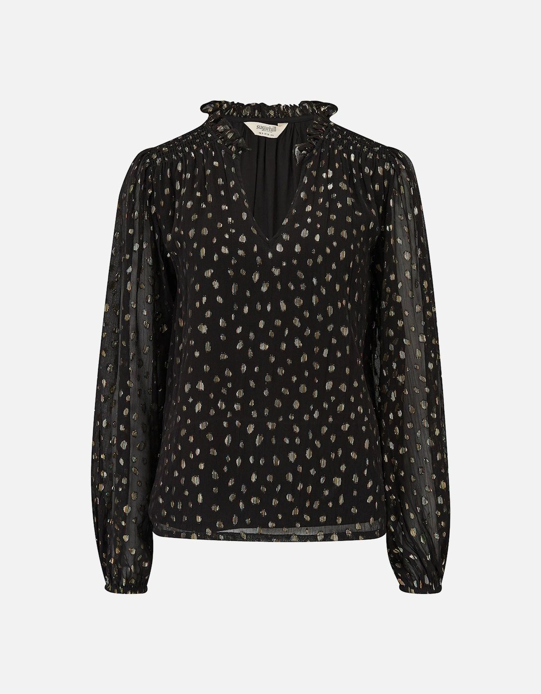 Electra shirred shirt