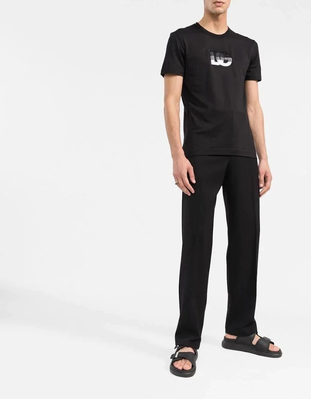 Logo Patch T-Shirt Black