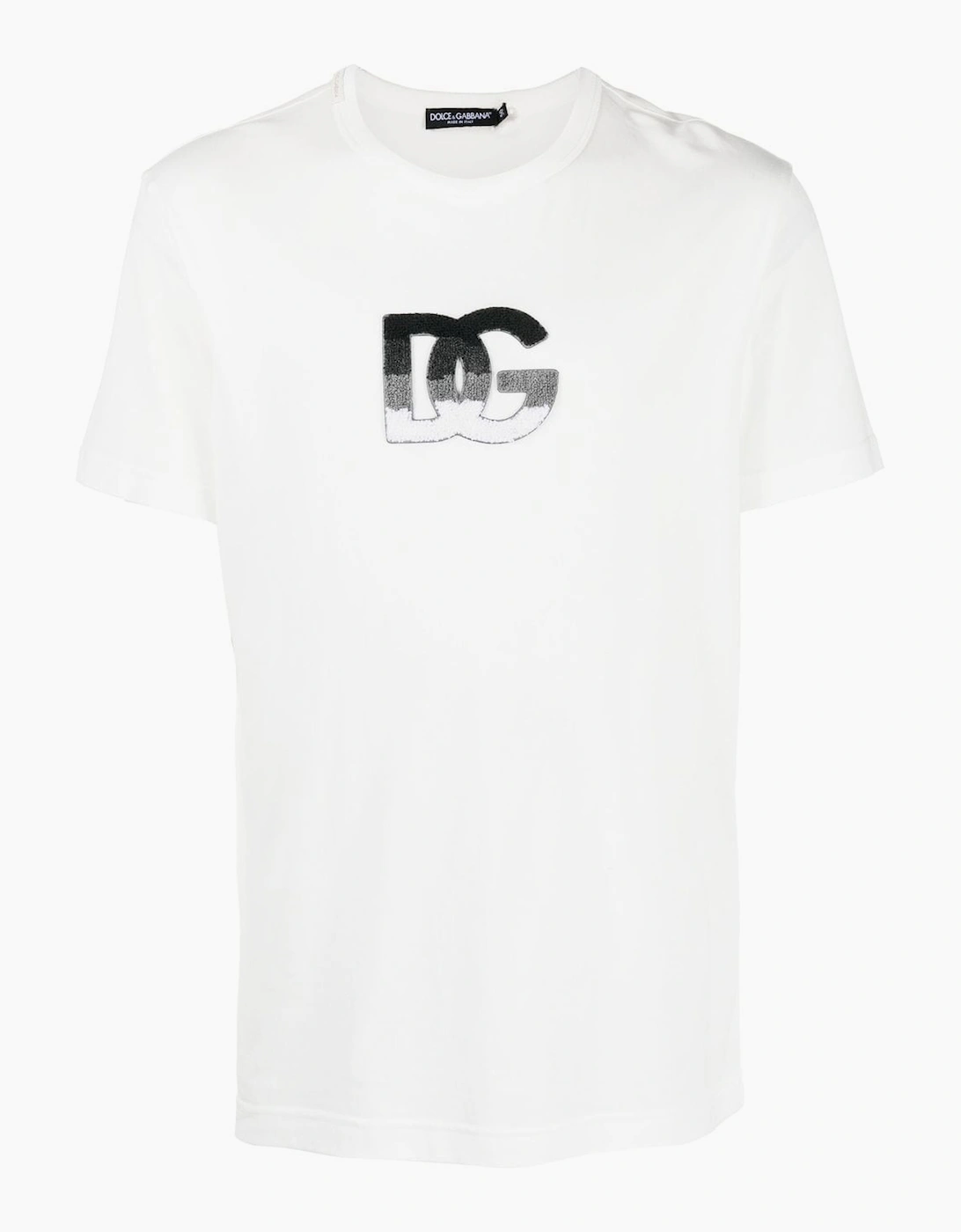 Dolce & Gabbana Men's Dolce & Gabbana Logo Patch T-Shirt White