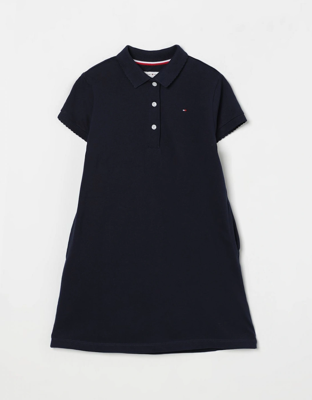 Striped Polo Dress Short Sleeves