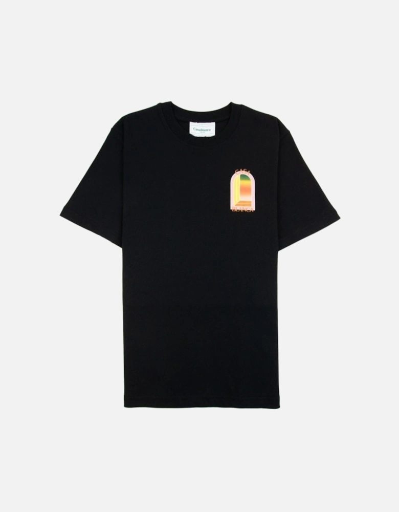 Arch Gradient T Shirt Black