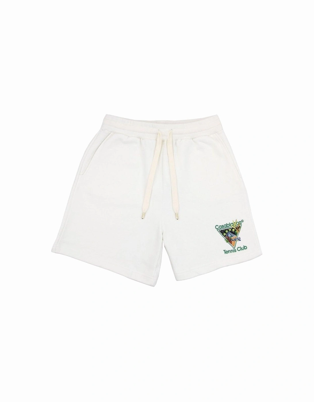 Men's Casablanca Tennis Club Shorts Off White - Size: 32/34/35