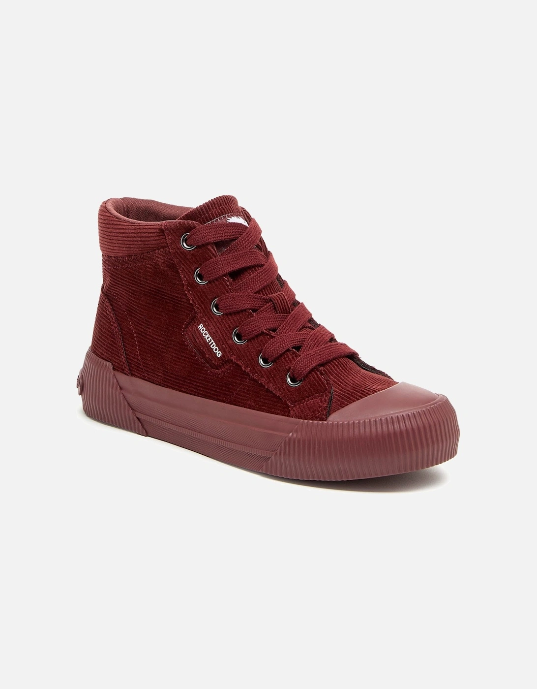 Cheery Corduroy High Top Trainers