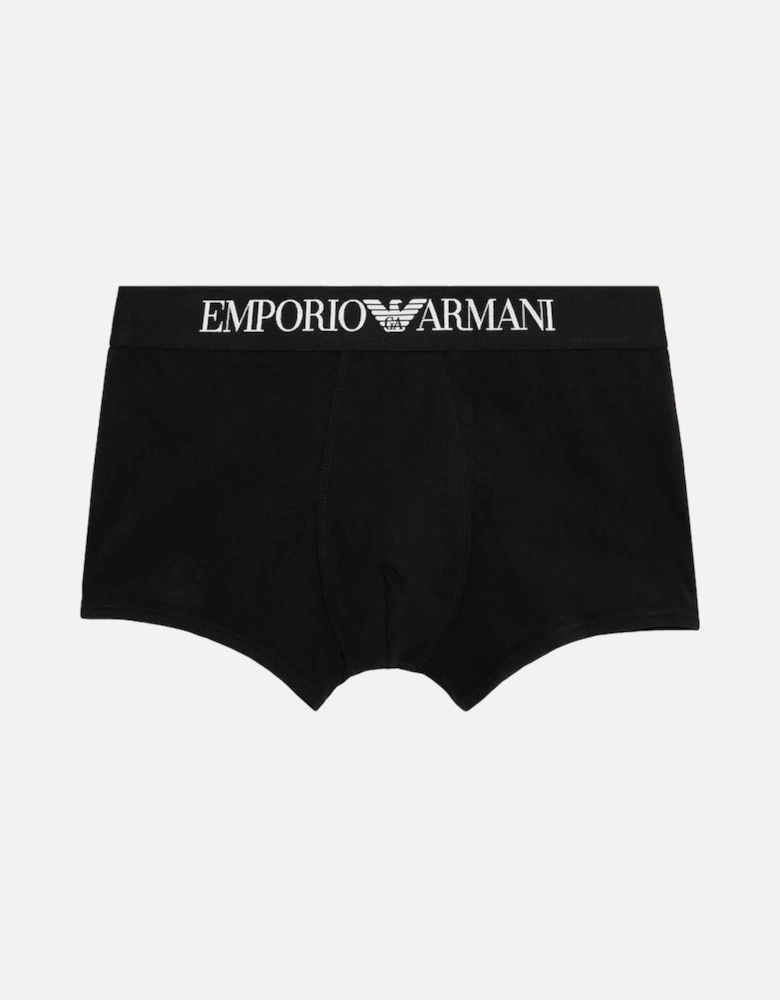 Iconic Logoband Boxer Trunk, Black