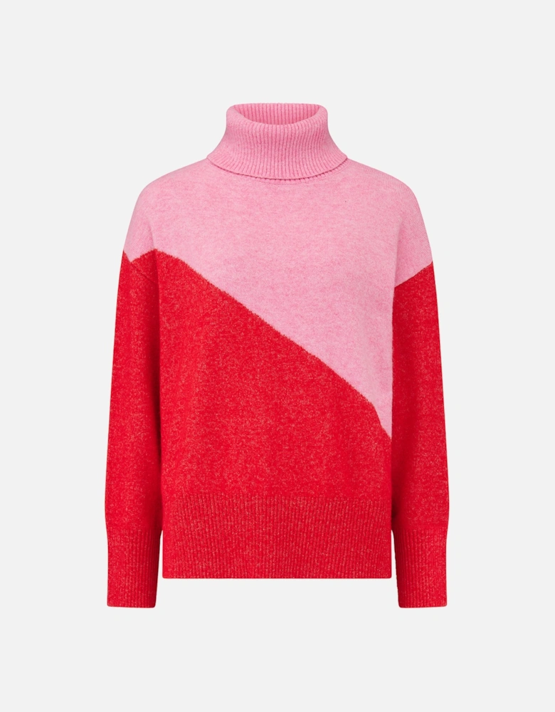 Winona roll neck jumper