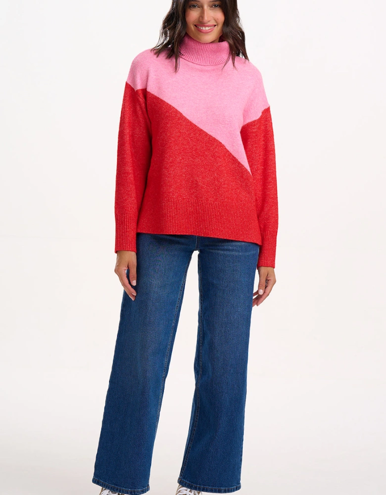 Winona roll neck jumper