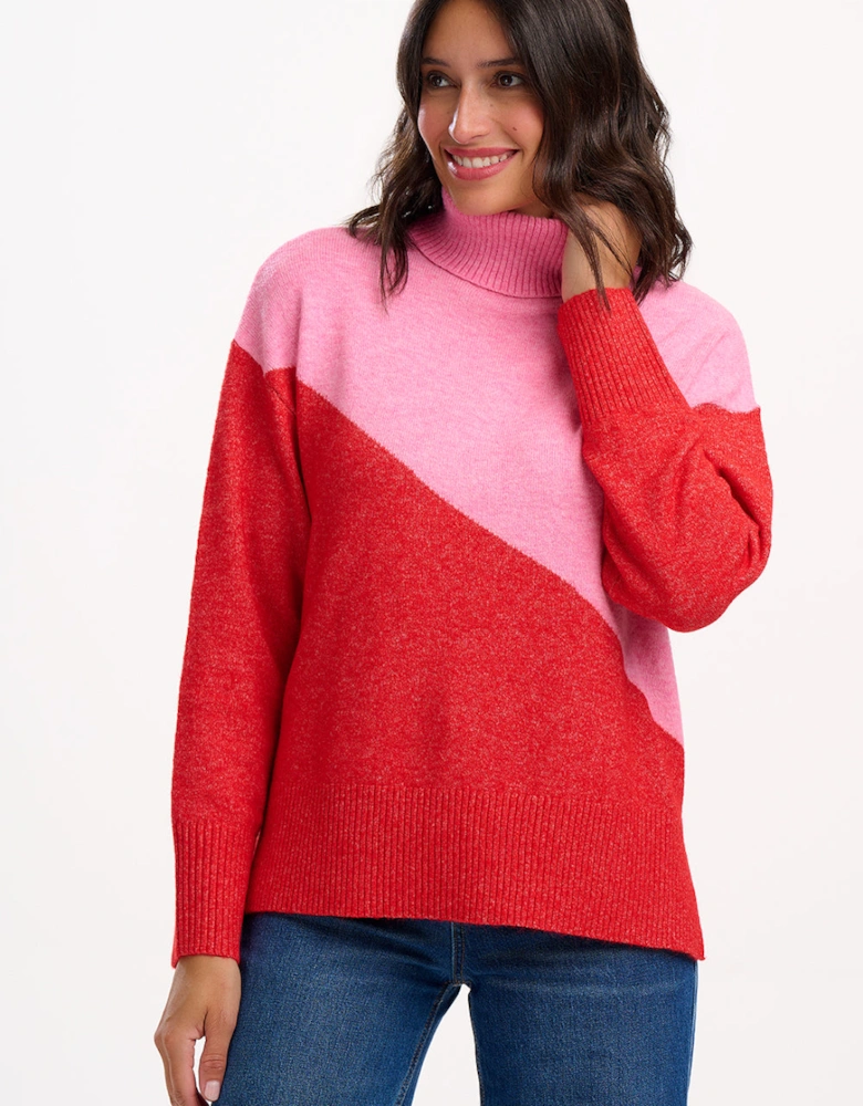Winona roll neck jumper