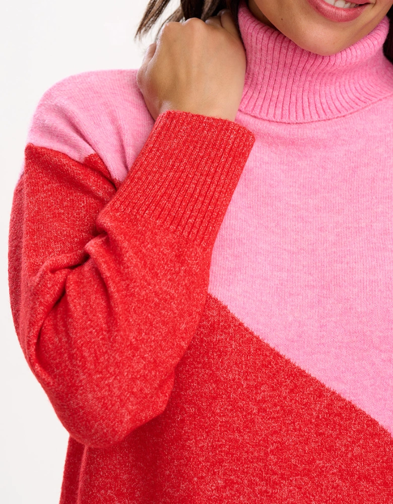 Winona roll neck jumper
