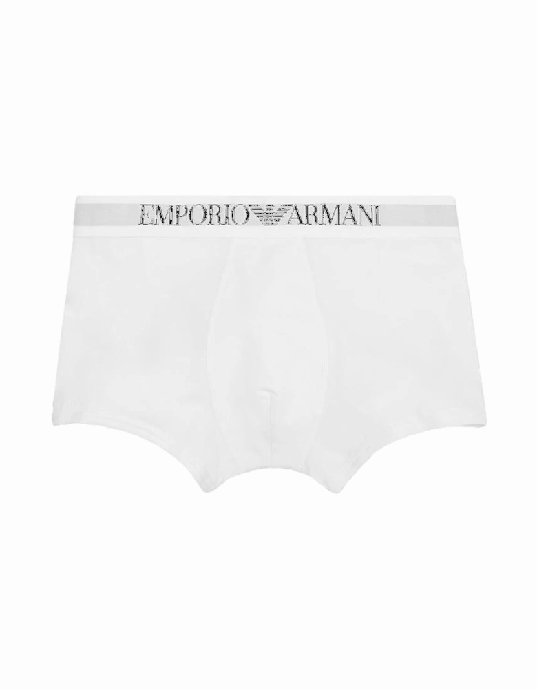 Iconic Logoband Boxer Trunk, White