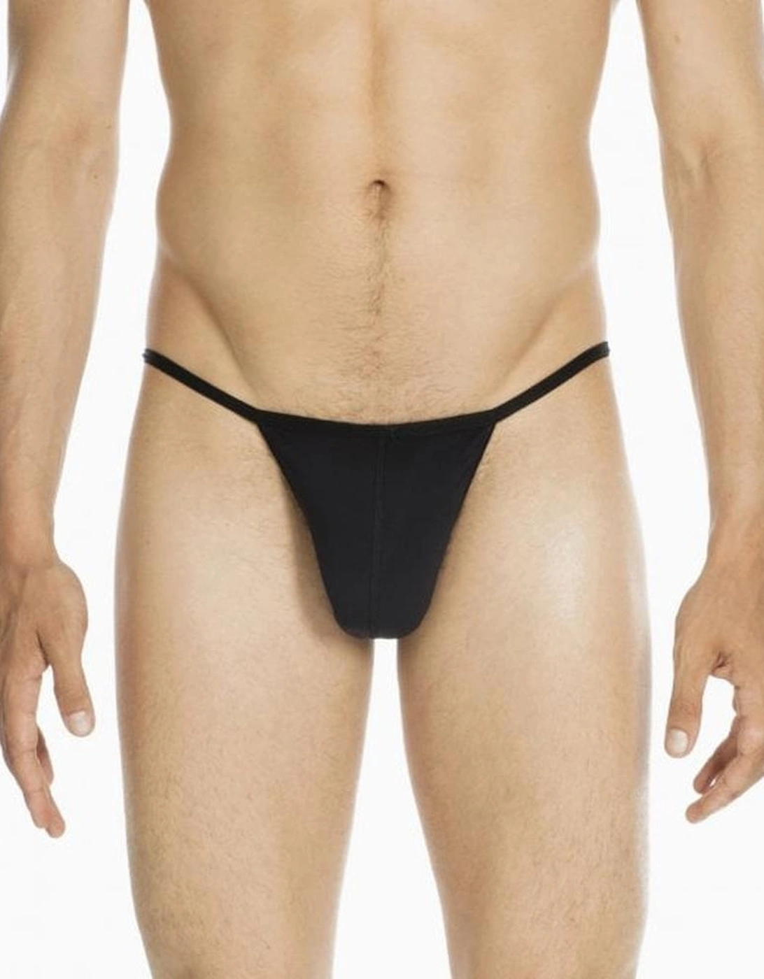 Hom Men's Plume G-String, Black - Size: SMALL