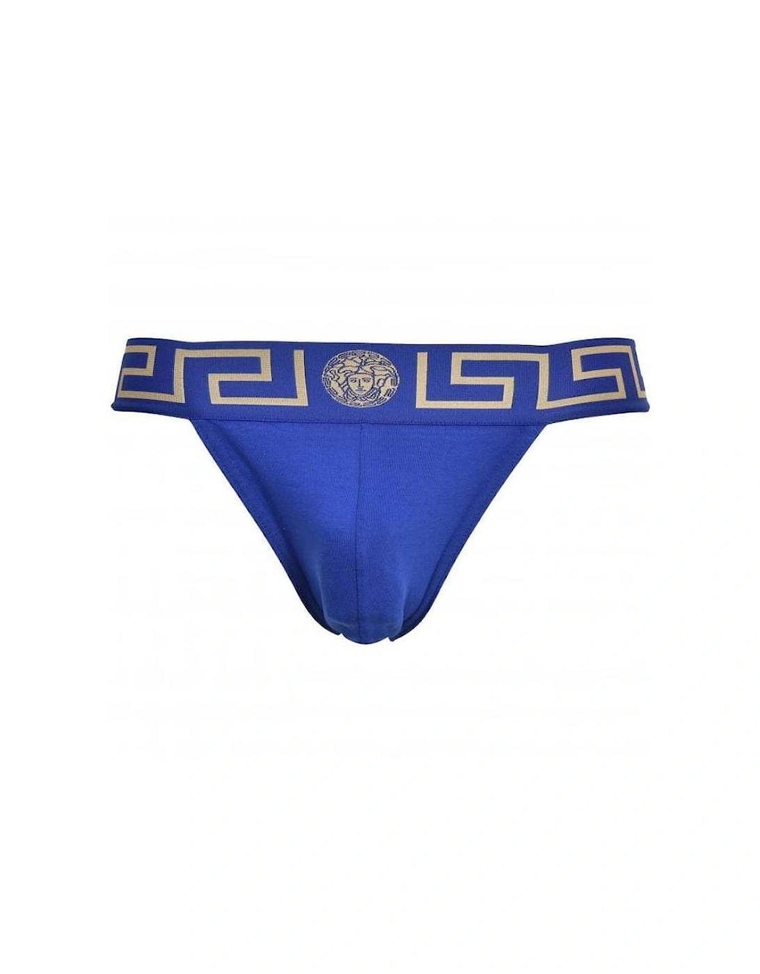 Greca Border Jockstrap, Blue, 4 of 3