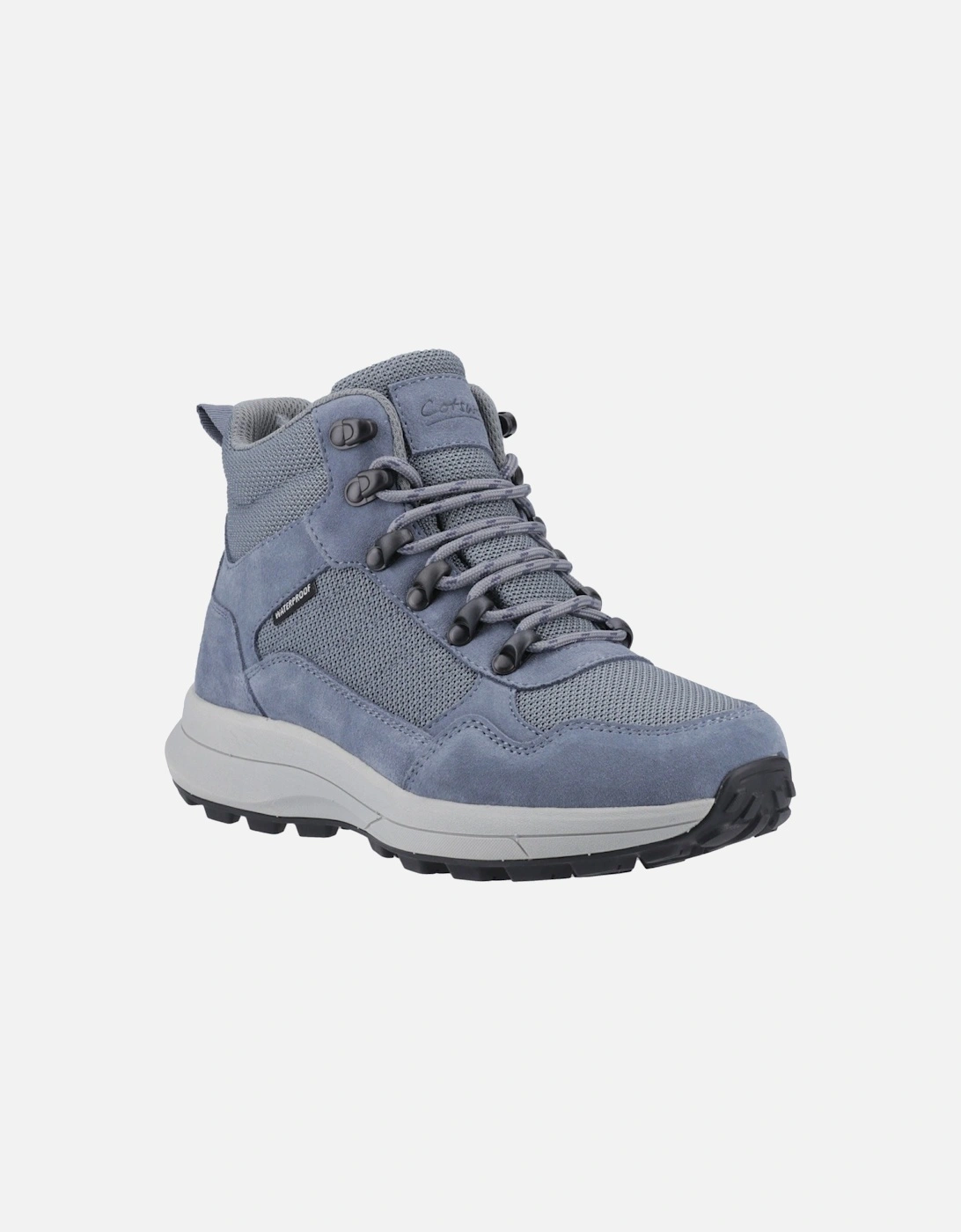 Cotswold Women's Blue Oddington Suede Mesh Hiking Boots - : 6 Size 6