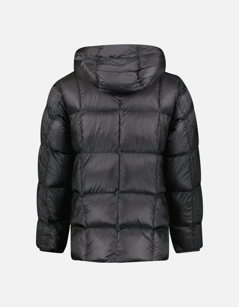 Long D.D. Shell Lens Down Jacket Black