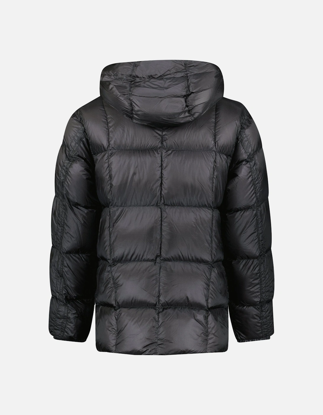 Long D.D. Shell Lens Down Jacket Black
