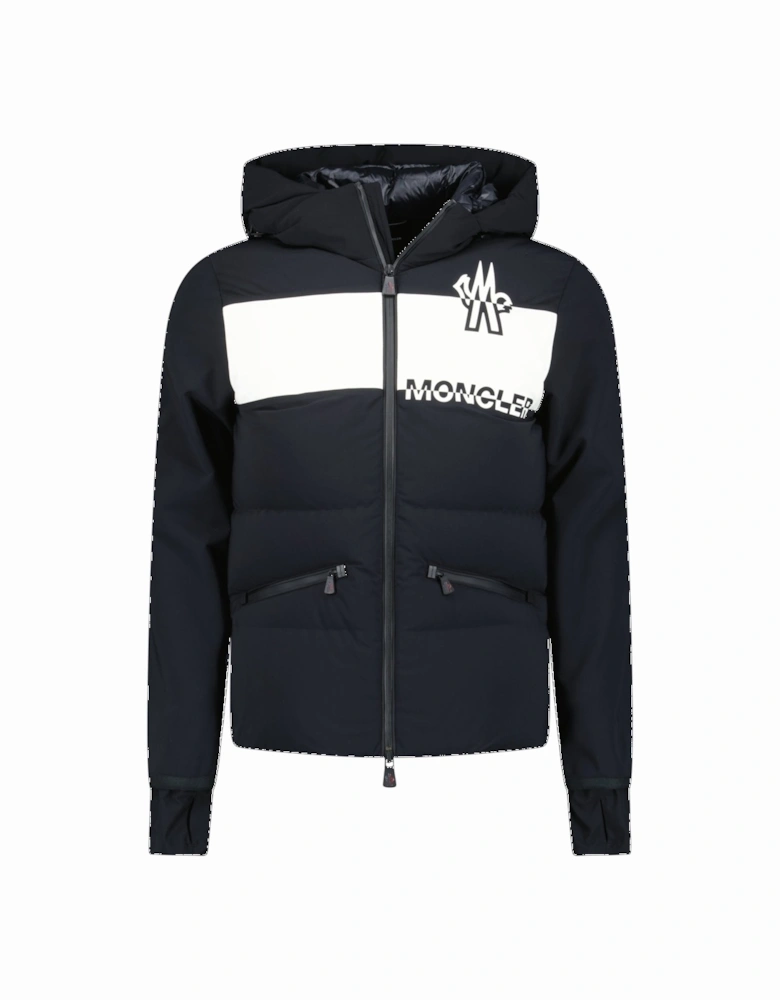 Grenoble Raised Logo Black/White Jacket