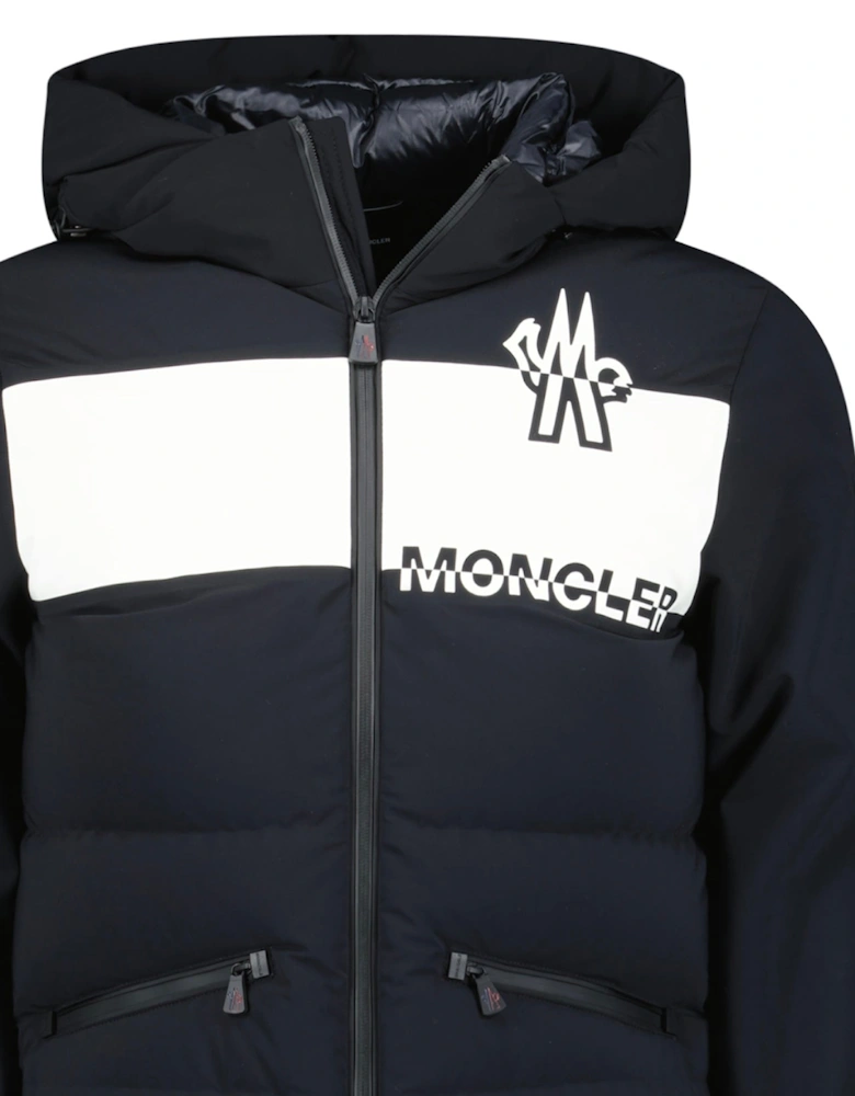 Grenoble Raised Logo Black/White Jacket