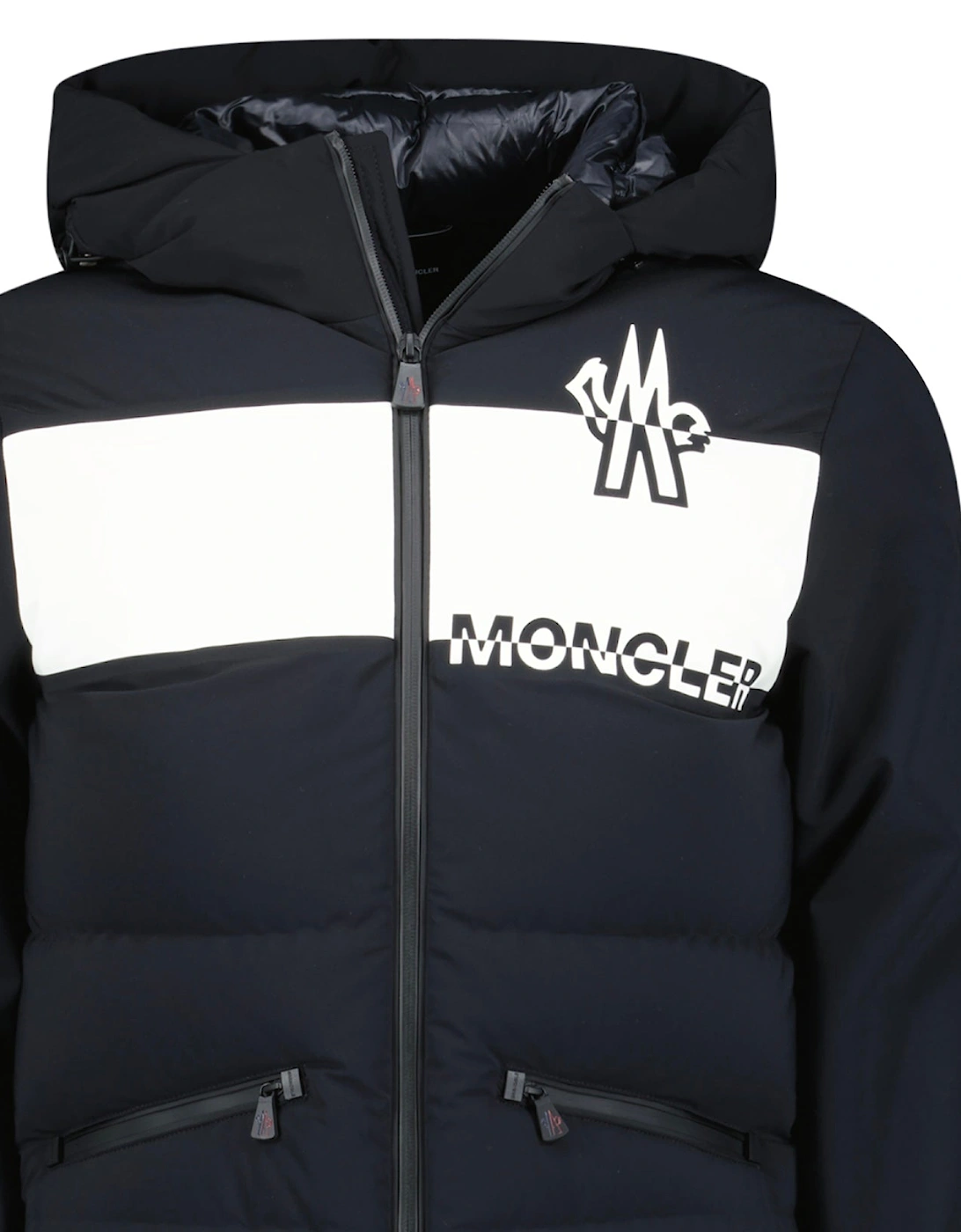 Grenoble Raised Logo Black/White Jacket