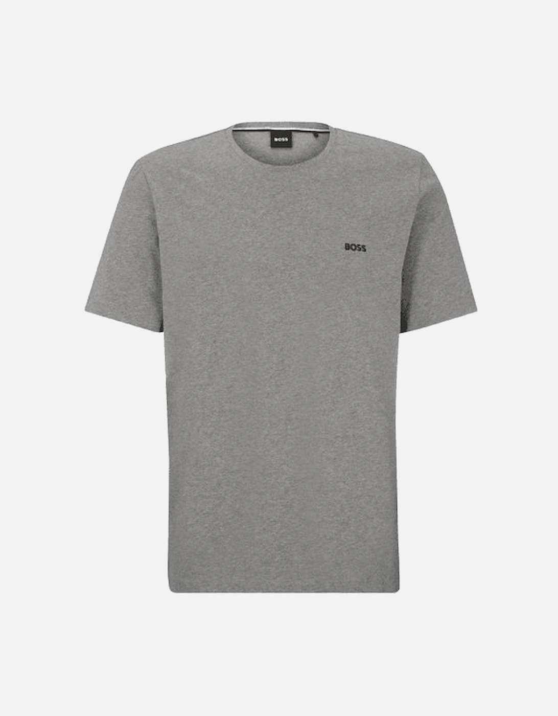 Luxe Jersey Crew-Neck T-Shirt, Medium Grey Melange, 2 of 1