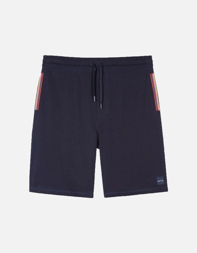 Jersey Cotton Lounge Shorts, Navy