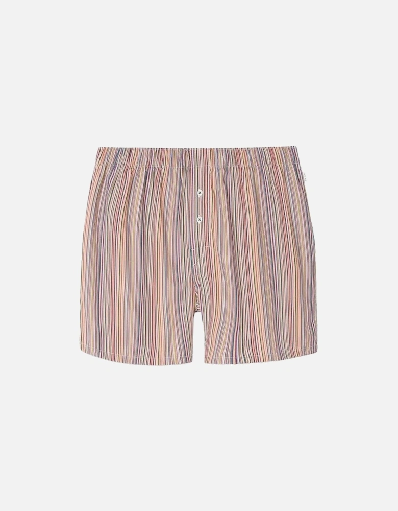 Signature Stripe Cotton Boxer Short, Multicoloured